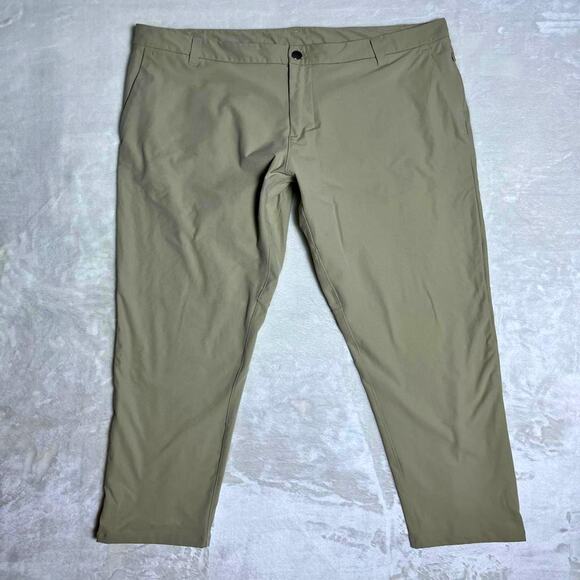 Lululemon Commission Pant Classic Men's 38X34 Sand Performance Stretch Flex - Picture 1 of 11